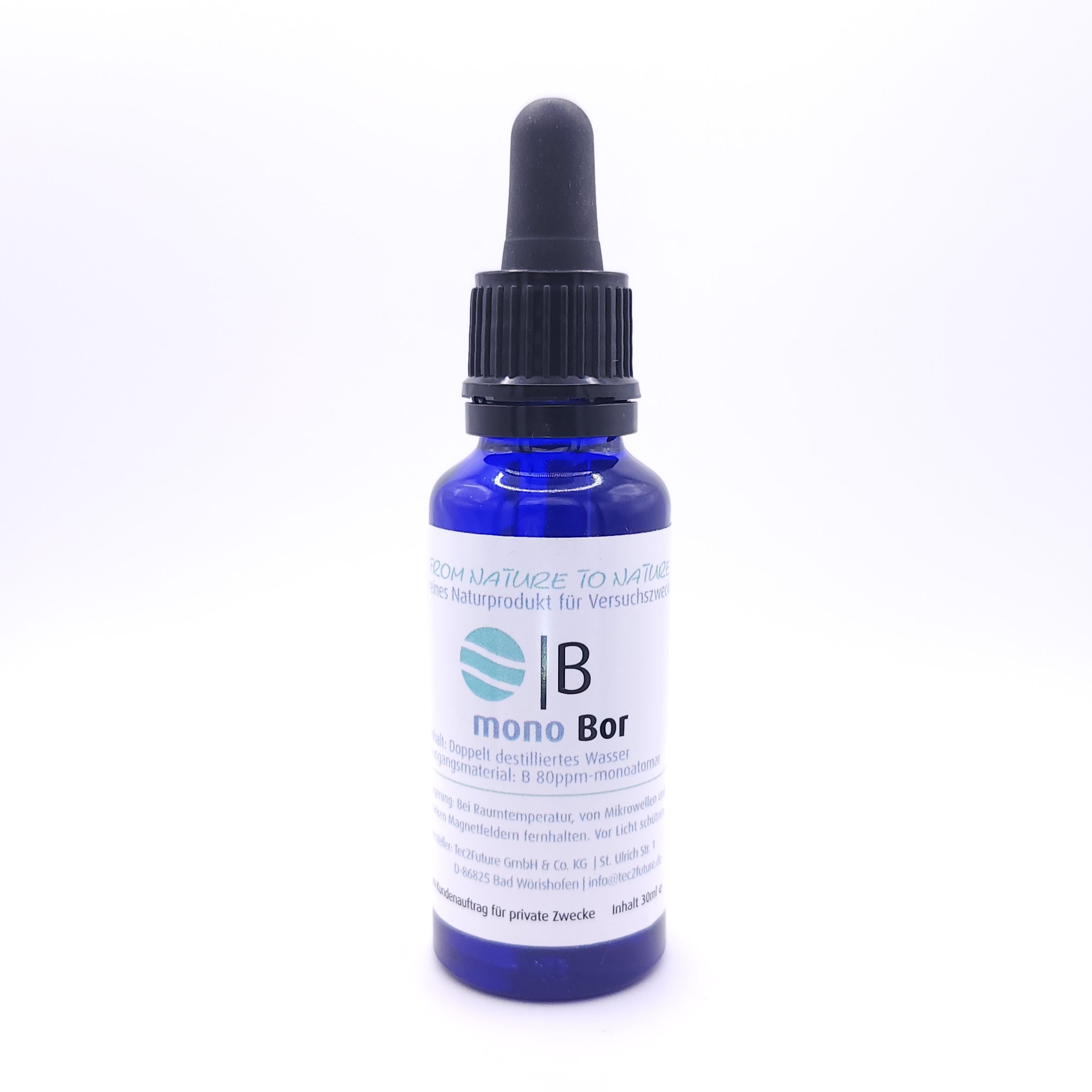 Monoatomisches BOR (B) 30ml  - dauerhaft reduziert!