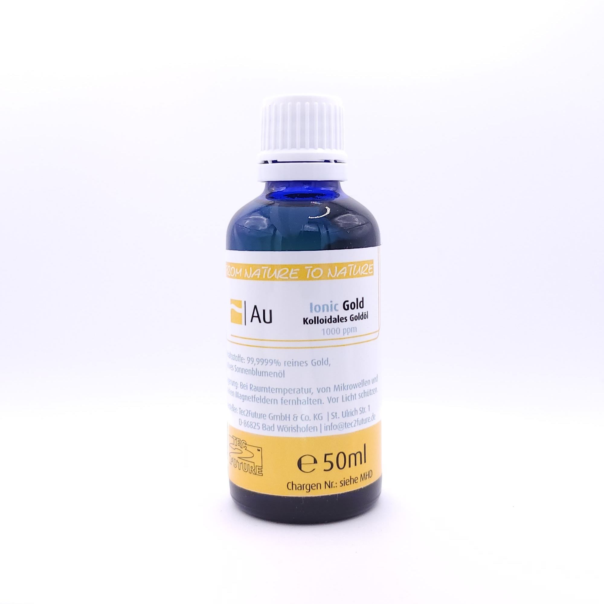 Kolloidales Gold ÖL (AU) 50ml -> 1000 PPM !!!