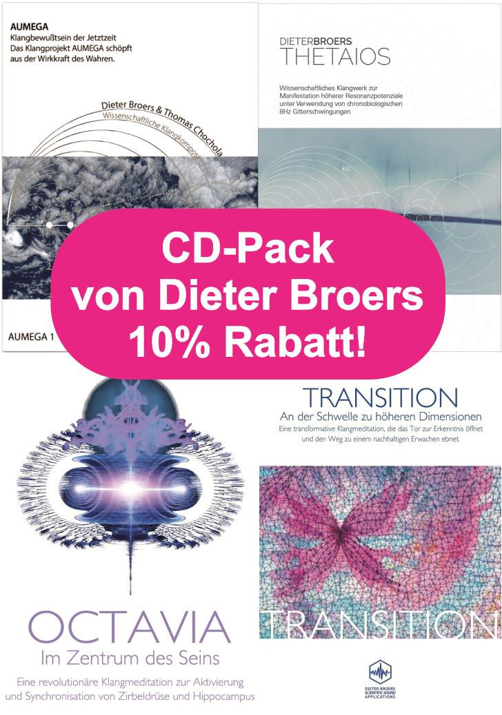 NEU: CD 4er-Set von Dieter Broers - 10% Rabatt!