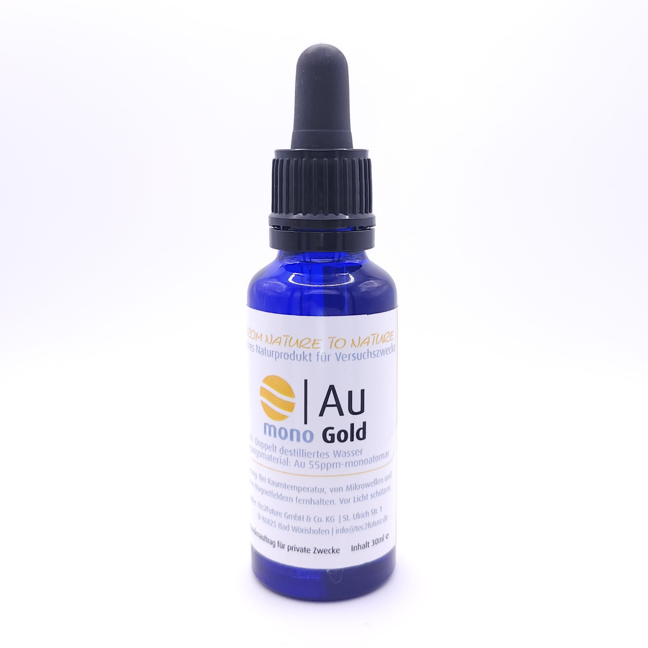 Monoatomisches GOLD (AU) 30ml  - dauerhaft reduziert!